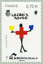 Image du timbre Dame deux coeurs
