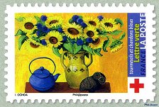 Image du timbre Tournesols et chardons bleus
