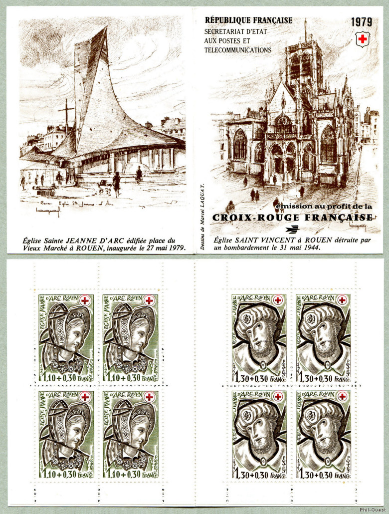 Église Jeanne d´Arc à Rouen - Détails du vitrail: Hérodiade et du vitrail: Simon le magicien