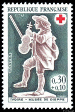 Image du timbre Ivoire du musée de DieppeJoueur de violon