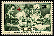 Image du timbre Au profit des blessés«Sauvé»