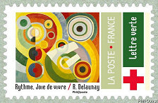 Image du timbre Avec Robert Delaunay - Rythme, Joie de vivre-Timbre 4