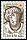 Le timbre de 1979 - Vitrail de l'église Jeanne d´Arc à Rouen : Simon le magicien