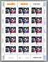 Le feuillet de 15 timbres de 2024 d'Agnès Varda