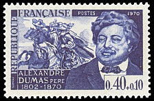Image du timbre Alexandre Dumas père 1802-1870