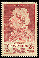 Image du timbre Alfred Fournier 1832-1914Prophylaxie sanitaire et morale