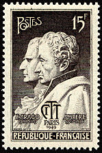 François Arago 1786-1853
   André-Marie Ampère 1775-1836