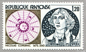 Nicolas Copernic  1473-1543<BR>500ème anniversaire de sa naissance
