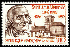 Saint J.M.B. Vianney 1786-1859<BR>Curé d'Ars