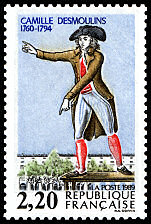 Image du timbre Camille Desmoulins 1760-1794