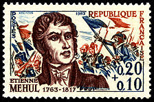 Image du timbre Étienne Méhul 1763-1817