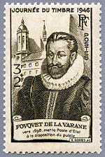 Image du timbre Journée du timbre 1946-Fouquet de la Varane vers 1598-met la Poste d'État à la disposition du public