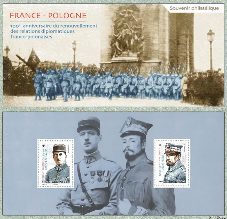 FRANCE - POLOGNE <br /> 100<sup>e</sup> anniversaire du renouvellement des relations diplomatiques franco-polonaises