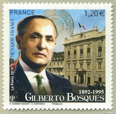 Gilberto Bosques 1892-1995 - Timbre à 1,20 €