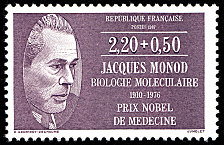 Jacques Monod 1910-1976
   Biologie moléculaire - Prix Nobel de Médecine