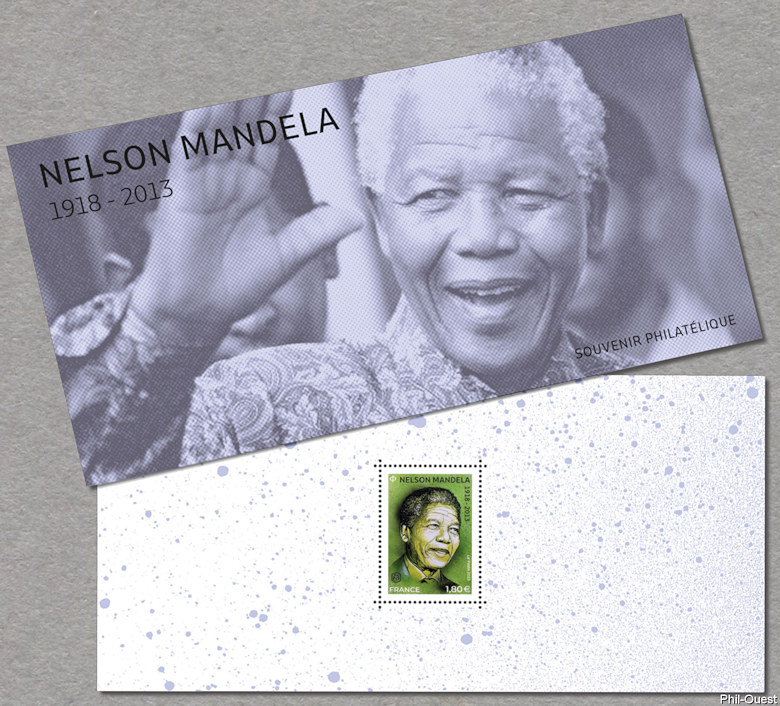 Image du timbre Nelson Mandela - Souvenir philatélique