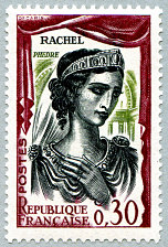 Image du timbre Rachel dans le rôle de Phèdre