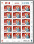 Le feuillet de 15 timbres  de 2022  deRaymond Devos 