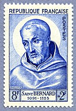 Image du timbre Saint Bernard 1090-1153