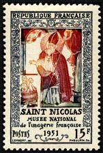 Image du timbre Saint NicolasMusée National de l´imagerie française à Epinal