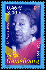 Image du timbre Serge Gainsbourg 1928-1991