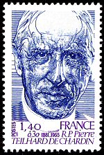 Image du timbre Pierre Teilhard de Chardin 1881-1955