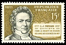Image du timbre Louis-Jacques Thénard1777-1857