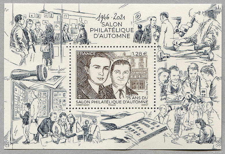 Image du timbre Salon Philatélique d'Automne  1946-2021