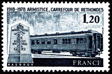 1918-1978 Armistice Carrefour de Rethondes  Haudroy