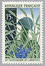 Image du timbre 40ème anniversaire de l´Armistice