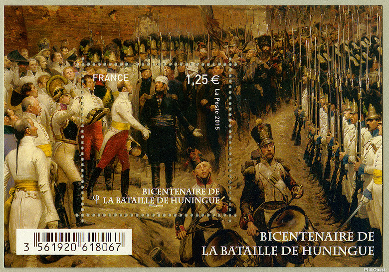 Image du timbre Bicentenaire de la bataille de Huningue