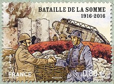 Bataille de la Somme 1919-2016 - 0,80 euro