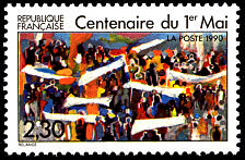 Image du timbre Centenaire du 1er mai