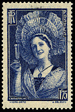 Image du timbre Champagne et champenoise