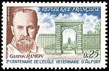 Image du timbre 2e centenaire de l'École vétérinaire d