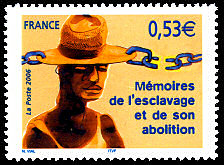 Image du timbre Mémoires de l'esclavage et de son abolition 
