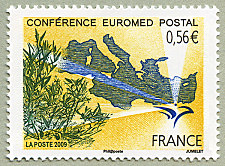 Image du timbre Conférence Euromed Postal