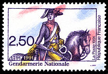 Image du timbre Gendarmerie Nationale
