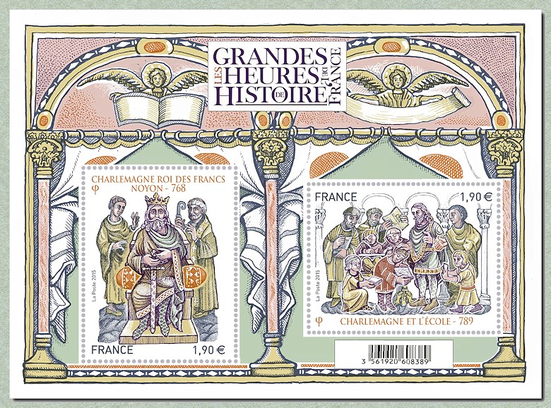 Image du timbre Charlemagne