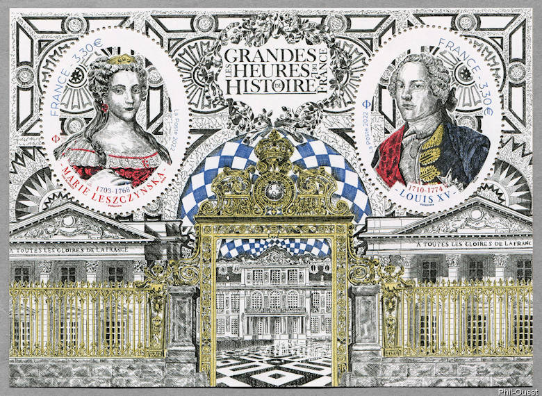 Louis XV (1710-1774) et Marie Leszczynska (1703-1768)