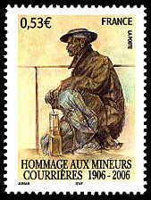 Hommage aux mineurs<br>Courrières 1906-2006