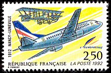 1<SUP>ére</SUP> liaison postale aérienne Nancy-Lunéville