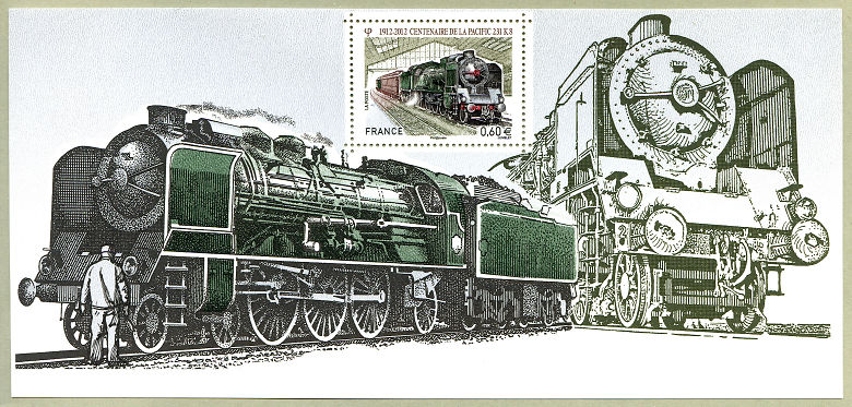 Image du timbre Centenaire de la Pacific 231 K-Souvenir philatélique