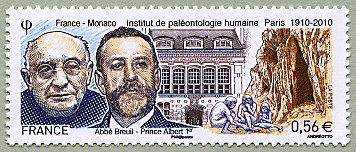 Institut de paléontologie humaine PARIS 1910-2010<br />Abbé Breuil - Prince Albert 1er