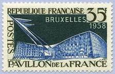 Bruxelles 1958 - Pavillon de la France
