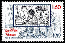 Image du timbre Année internationale des personnes handicapéesPleine participation et égalité