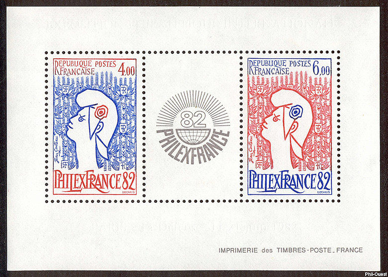 Image du timbre Bloc-feuillet Philexfrance 82
