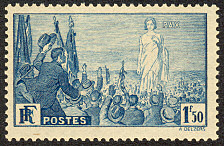 Image du timbre PAXRassemblement international pour la Paix à Paris