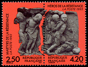 Image du timbre Martyrs et héros de la Résistance