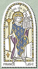 Image du timbre Saint Louis (1214-1270)